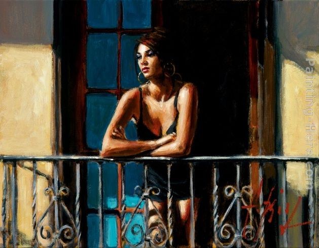 Fabian Perez Saba at the Balcony VI Light Walls